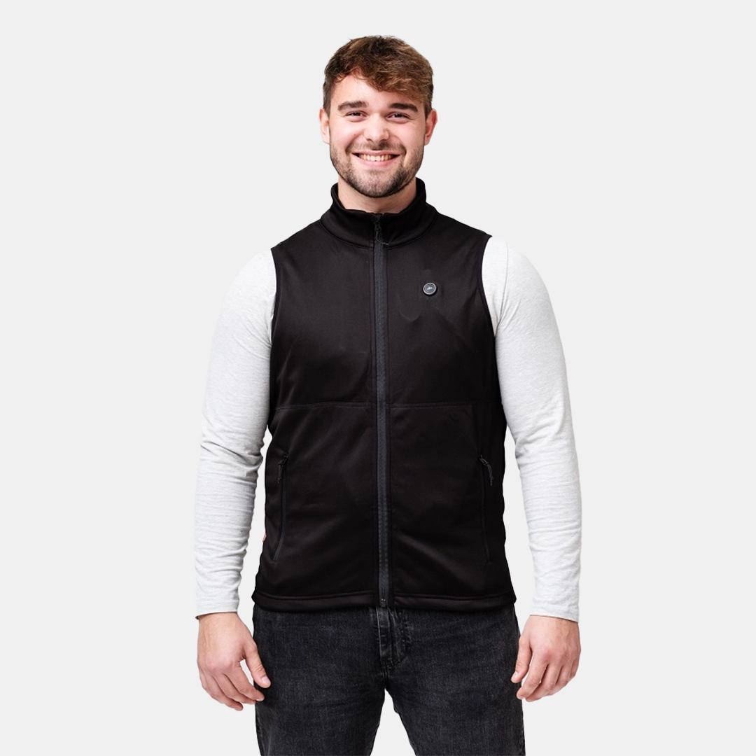 HeatX - Värmefleeceväst Herr Svart, , från Heat Experience, hos Heat North