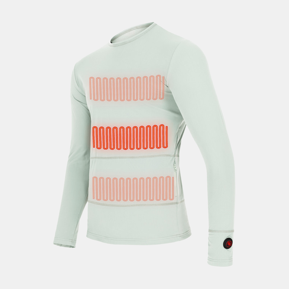 Glovii - Värmeunderställströja Tröja Grå, , från Glovii, hos Heat North