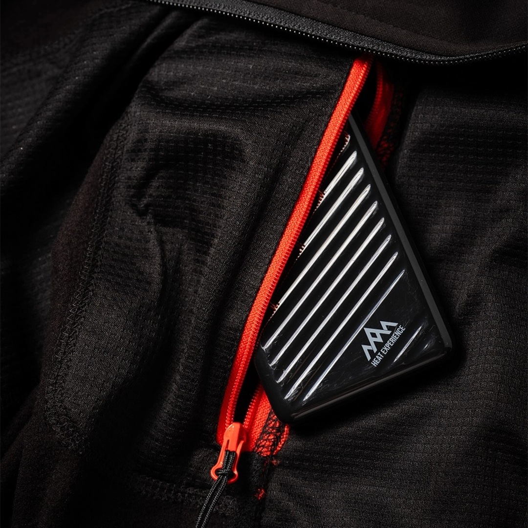 HeatX - Värmefleeceväst Herr Svart