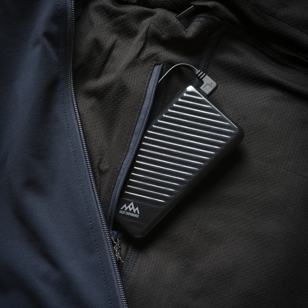 HeatX - Heated Anyday Zipfleece Herr Navy/Blå