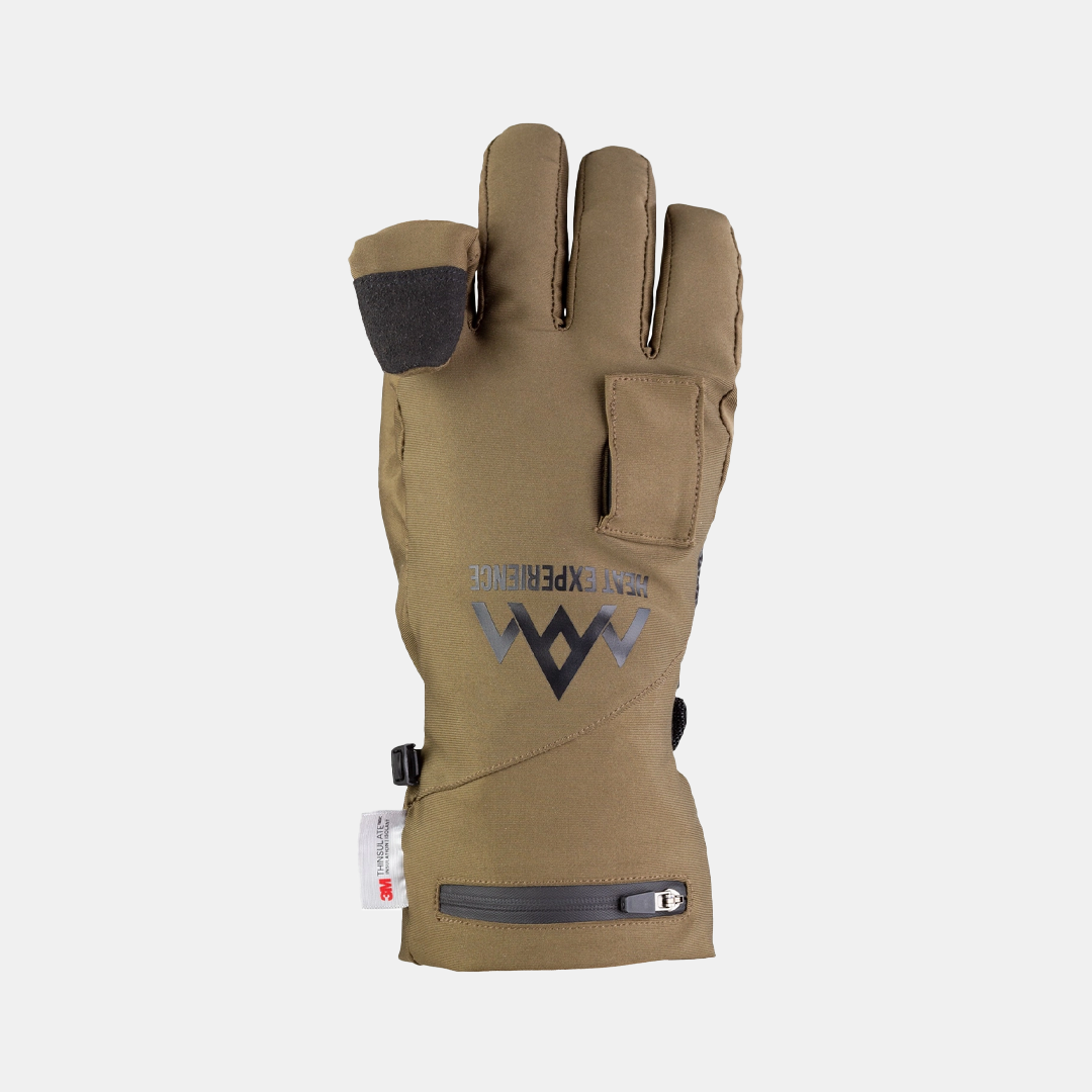 HeatX - Värmehanskar Jakt – Olive Green, Värmehandskar, från Heat Experience, hos Heat North