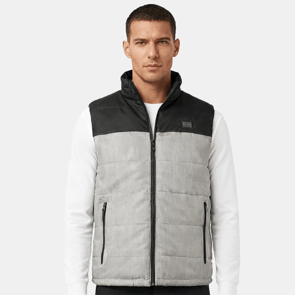 Savior Heat - Herr Värmeväst med 4 värmezoner och smart dubbelkontroll