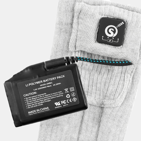 Savior Heat - Värmestrumpor Unisex med Batteri